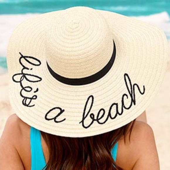 Life's a beach hat Clearance